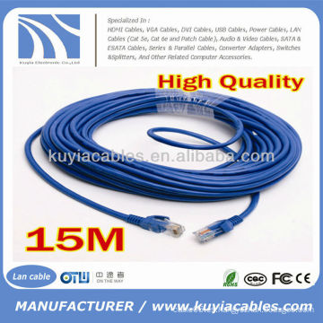 50FT RJ45 CAT5 CAT5E Cable de red LAN Ethernet 15M